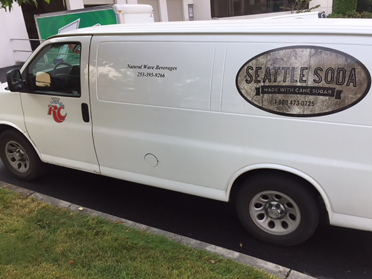 Natural Wave delivery van